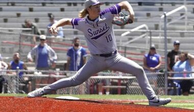 Parker Raubuch was stellar on the mound for the state champion Apollos (Jon Olson)