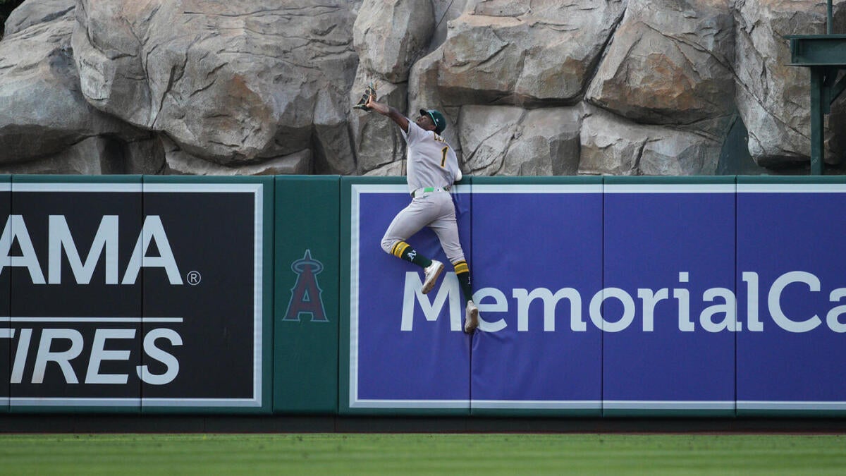WATCH: Athletics defensive wizard Denzel Clarke robs surefire home run in catch of the year candidate