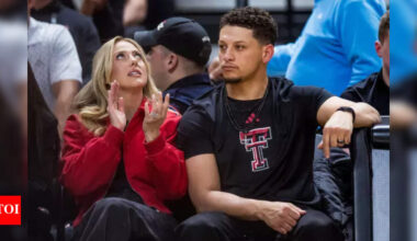 Patrick Mahomes and Brittany Mahomes enjoy front-row New York Yankees vs. Kansas City Royals action, fueling fan mania | NFL News