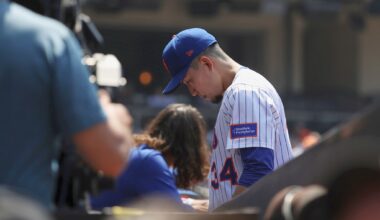 Mets pitcher Kodai Senga leaves with injury against Nationals