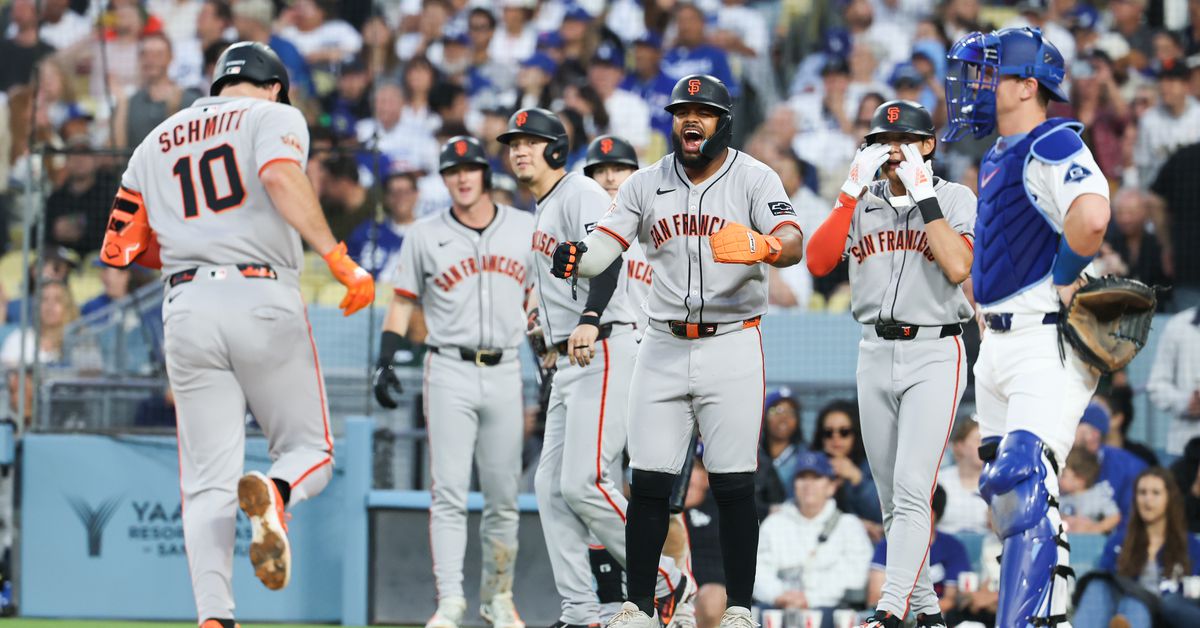 MLB scores: Casey Schmitt slams his way to Giant win over Dodgers