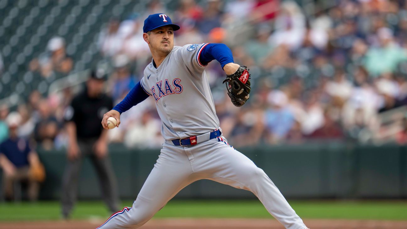 Rangers put Tyler Mahle on IL, recall Kumar Rocker to face White Sox
