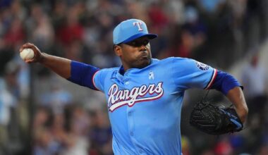Rangers having to decide between present needs and future development with Kumar Rocker