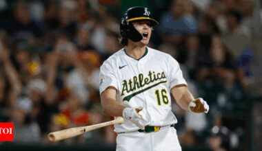 Athletics’ Nick Kurtz delivers walk-off winner, celebrates with bat toss vs. Astros | MLB News
