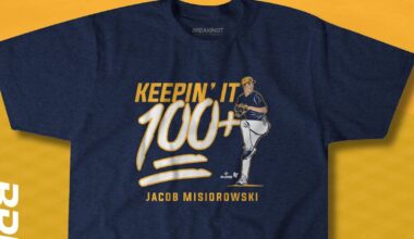 Get your Brewers’ “Jacob Misiorowski Keppin’ It 100+” shirt now