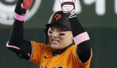 Baseball: Yoshihiro Maru's tiebreaking double lifts Giants over Fighters
