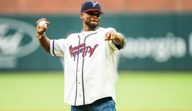 Usher Honored By The Atlanta Braves With Bobblehead Giveaway, First Pitch & Retail Collaboration