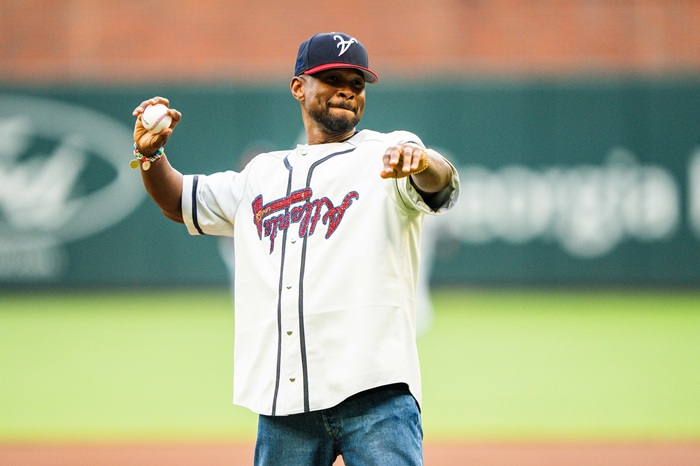 Usher Honored By The Atlanta Braves With Bobblehead Giveaway, First Pitch & Retail Collaboration