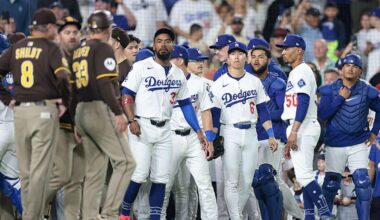 Dodgers, Padres punished after Fernando Tatis Jr. HBP sparks benches-clearing incident in NL West clash