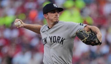 Yanks' Allan Winans starts well, then wheels come off against Reds