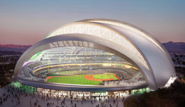 New Athletics Ballpark, Designed by BIG and HNTB, Breaks Ground in Las Vegas