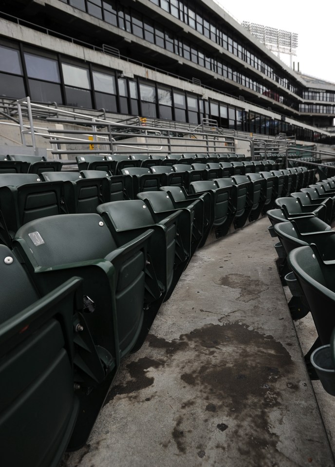 There was a long dispute over the state of the facilities for fans at the Coliseum
