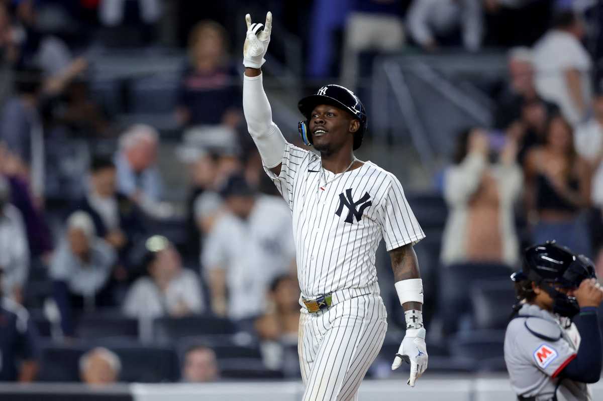 Chisholm homers in return, Williams ekes out save as Yankees down Guardians 3-2