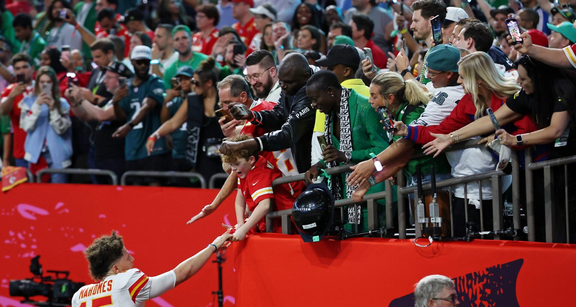 Patrick Mahomes swaps gridiron for diamond as he and Brittany ignite passion at Royals game