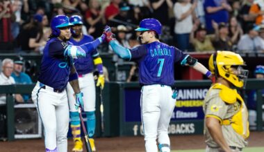 Corbin Carroll ignites Arizona Diamondbacks' hopes with towering home run against Padres in NL West clash