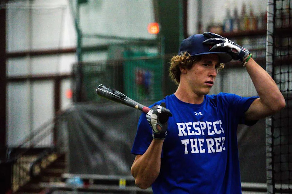 Sean Gamble practices batting at SportsPLex West on Wednesday, August 2, 2023 in Waukee.Lily Smith/The Register / USA TODAY NETWORK