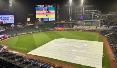 Atlanta Braves vs. Phillies rain delay updates