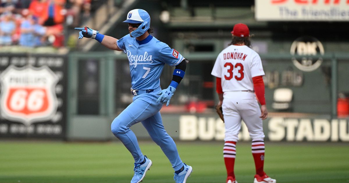 Bobby Witt Jr. leads Royals to massive 10-7 comeback win over Cardinals
