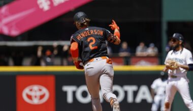 Rutschman, Henderson deliver back-to-back homers to help Orioles to sixth straight win