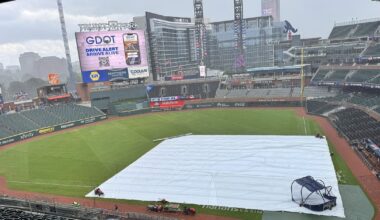 Atlanta Braves vs. Mets rain delay updates