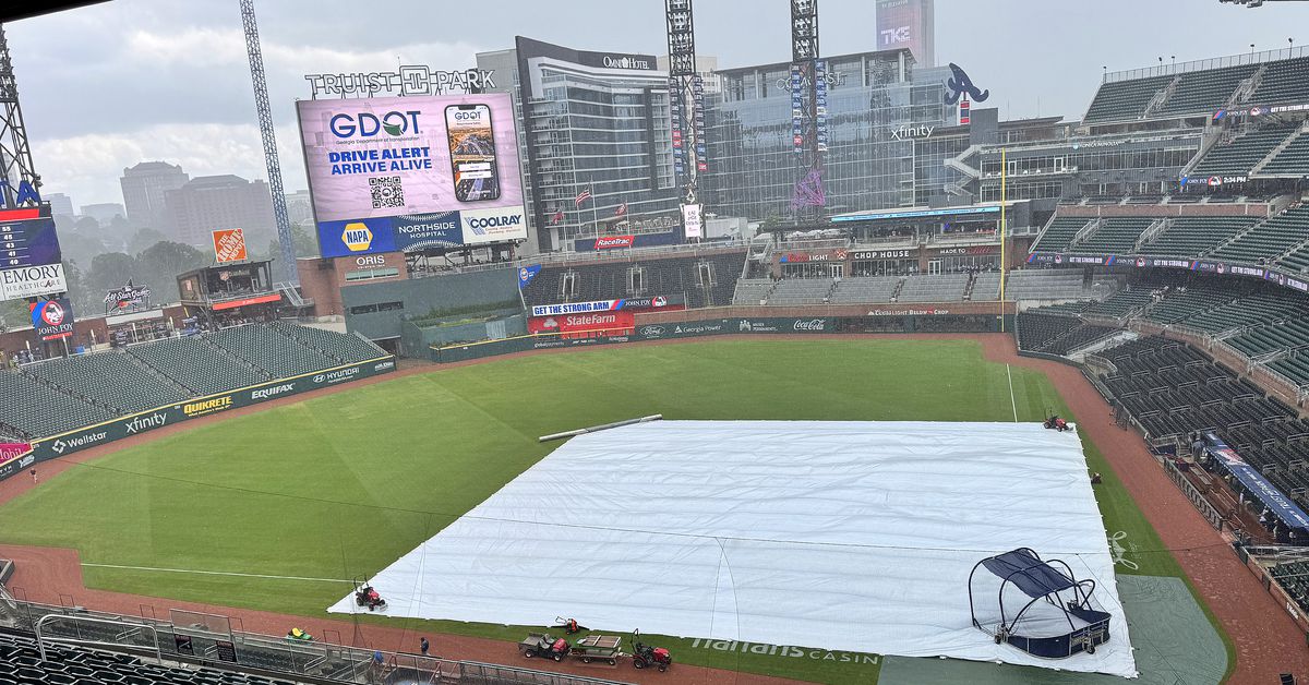 Atlanta Braves vs. Mets rain delay updates