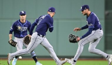 Rays drop close one, literally: Rays 1, Red Sox 3