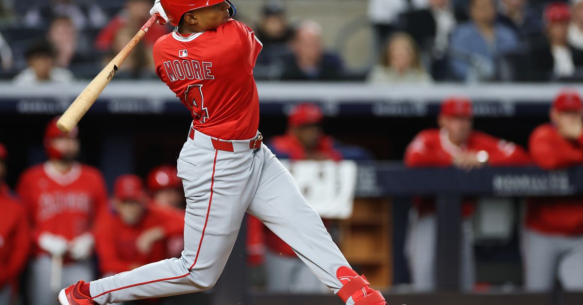 Watch: Highlights from Christian Moore’s big night with the Angels