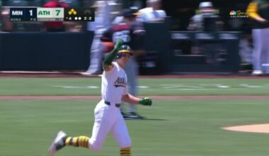 Soderstrom hits grand slam, 2-run HR to help Athletics beat Twins 14-3 and snap 9-game skid