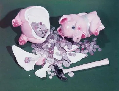 Broken Piggy Bank