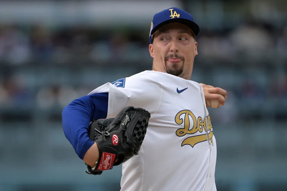 Los Angeles Dodgers pitcher Blake Snell (7)Jayne Kamin-Oncea-Imagn Images
