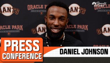 Daniel Johnson ‘speechless’ after shining Giants debut, win vs. Padres – NBC Sports Bay Area & California