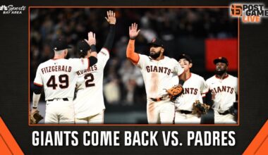 Giants’ three-run seventh inning leads to comeback victory vs. Padres – NBC Sports Bay Area & California