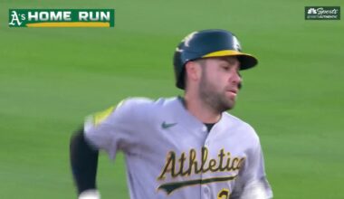 Austin Wynns blasts solo home run to level score in Athletics-Royals – NBC Sports Bay Area & California