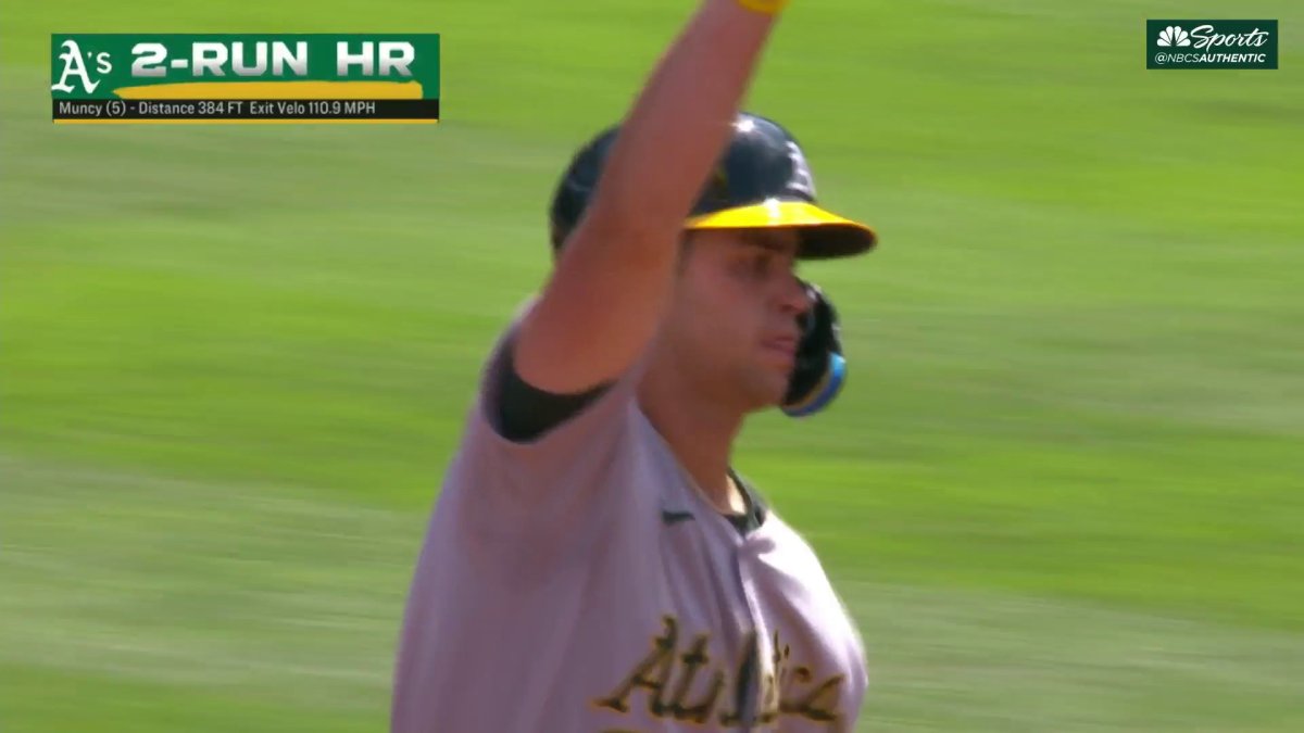 Max Muncy blasts two-run homer for early Athletics lead over Royals – NBC Sports Bay Area & California