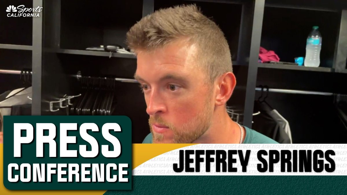 Jeffrey Springs believes Athletics playing to potential after sweep – NBC Sports Bay Area & California