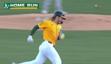 Willie MacIver blasts first MLB home run to give Athletics early lea – NBC Sports Bay Area & California