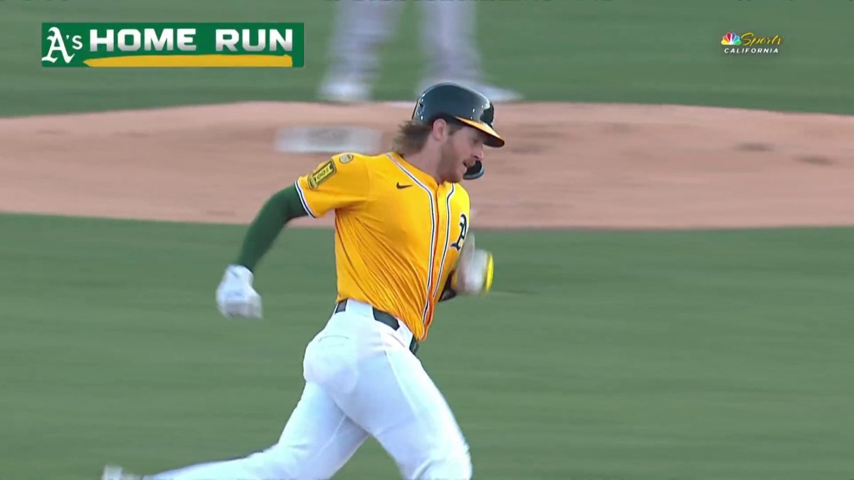 Willie MacIver blasts first MLB home run to give Athletics early lea – NBC Sports Bay Area & California