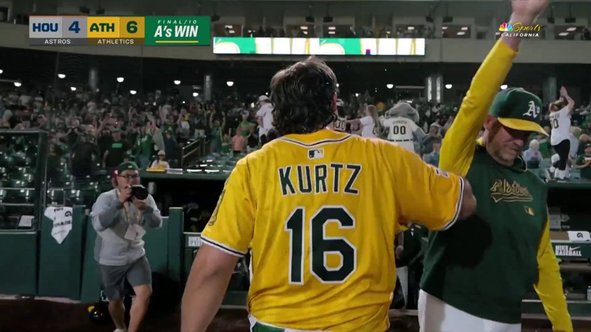 Nick Kurtz’s walk-off home run secures Athletics’ win over Astros – NBC Sports Bay Area & California