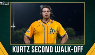 Athletics’ Nick Kurtz discusses his two walk-off homers vs. Astros – NBC Sports Bay Area & California