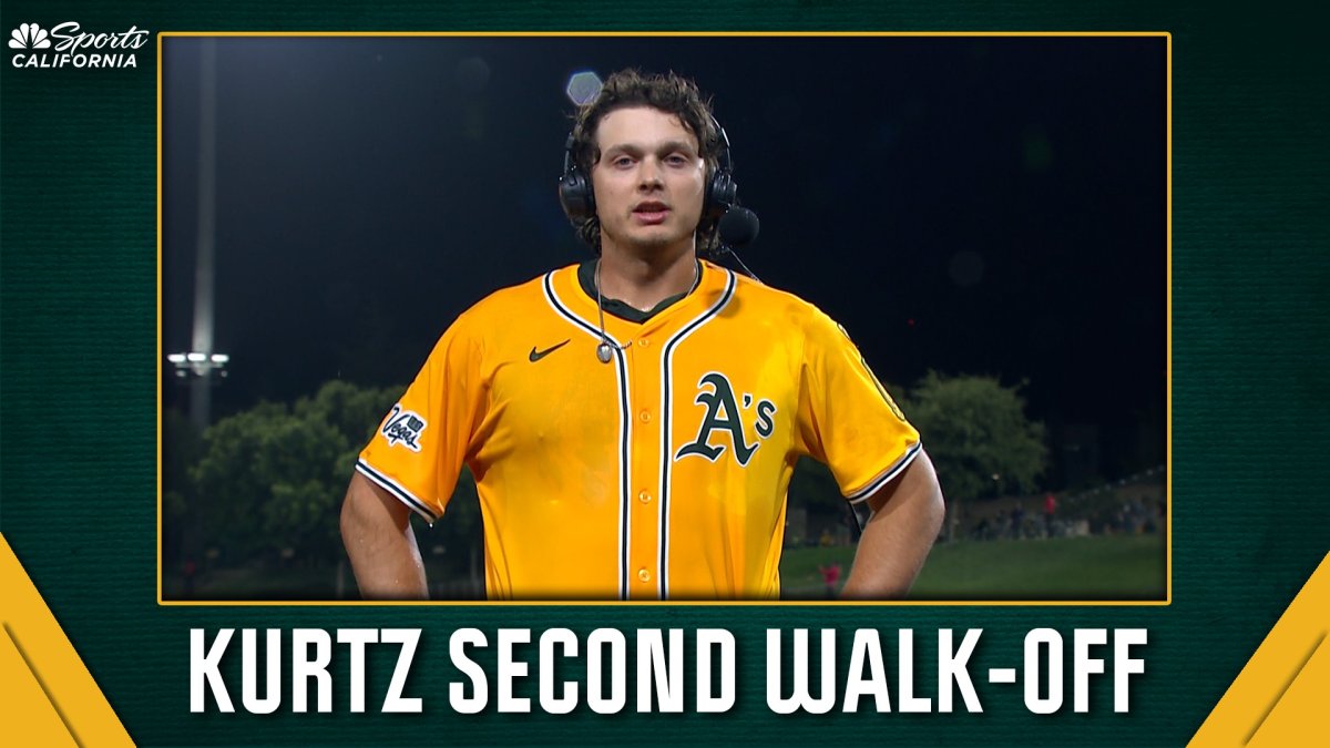 Athletics’ Nick Kurtz discusses his two walk-off homers vs. Astros – NBC Sports Bay Area & California