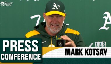 Athletics manager Mark Kotsay reacts to Nick Kurtz’s walk-off homer – NBC Sports Bay Area & California
