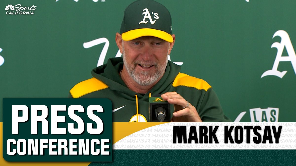 Athletics manager Mark Kotsay reacts to Nick Kurtz’s walk-off homer – NBC Sports Bay Area & California