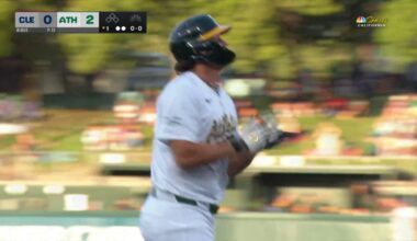 Nick Kurtz stays hot for Athletics with two-run homer vs. Guardians – NBC Sports Bay Area & California