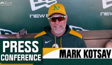 Athletics manager Mark Kotsay provides important injury updates – NBC Sports Bay Area & California