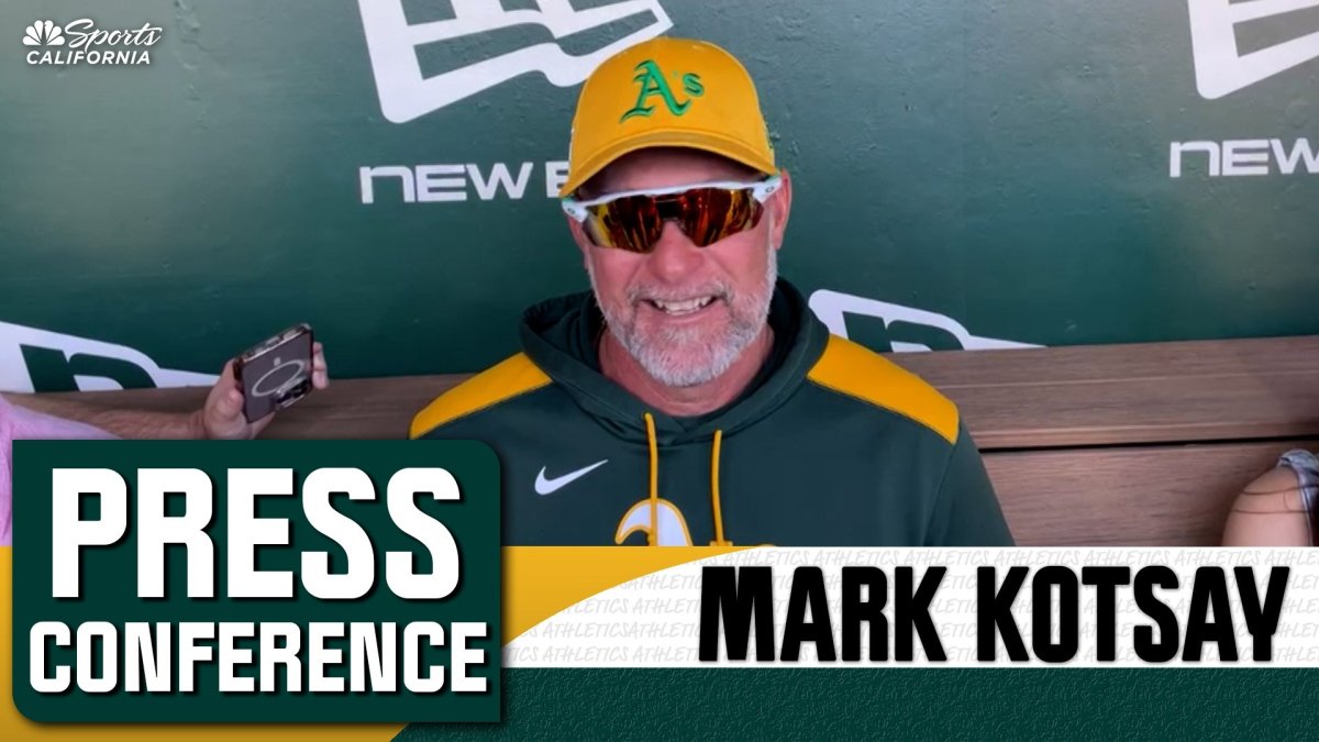 Athletics manager Mark Kotsay provides important injury updates – NBC Sports Bay Area & California