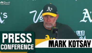 Mark Kotsay highlights positives from series loss to Guardians – NBC Sports Bay Area & California