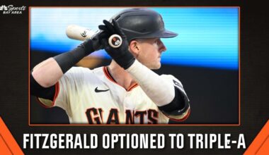 Why Giants sent struggling infielder Tyler Fitzgerald down to Triple-A – NBC Sports Bay Area & California