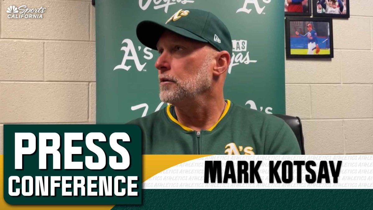 Mark Kotsay explains Athletics’ base-running mistakes in loss – NBC Sports Bay Area & California