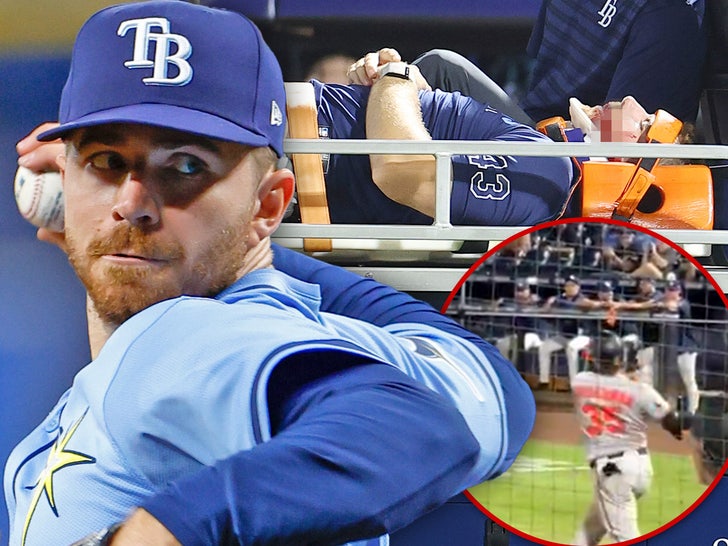 hunter bigge tampa rays hit ball injury main getty x composite 2