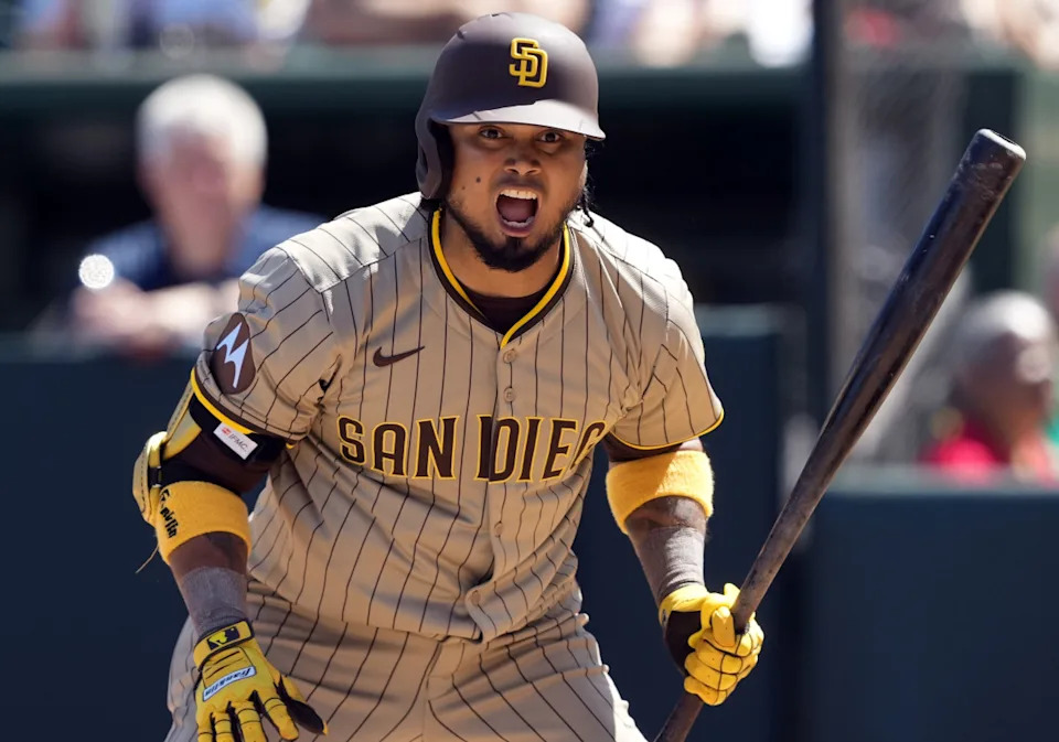 San Diego Padres first baseman Luis ArraezDarren Yamashita-Imagn Images